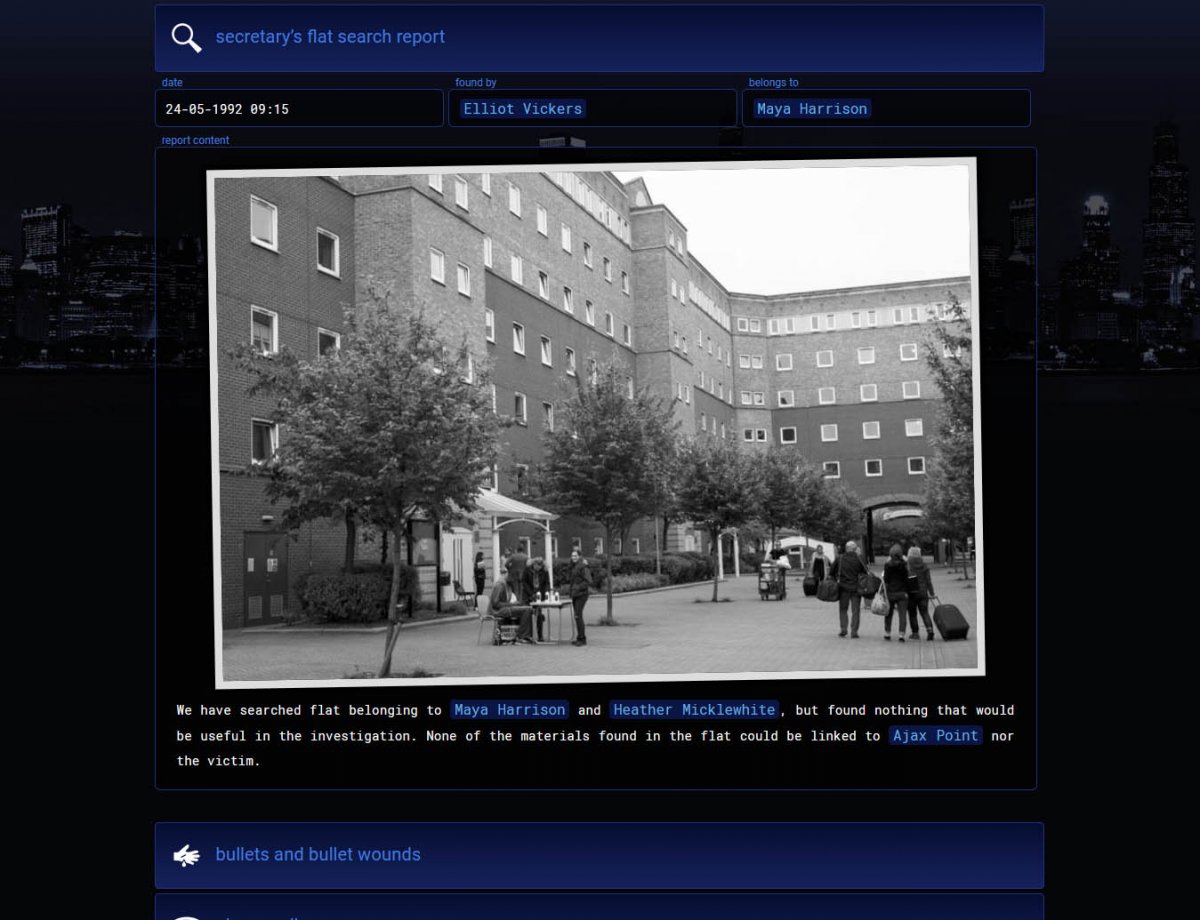 The Lone Detective 2017 mystery game